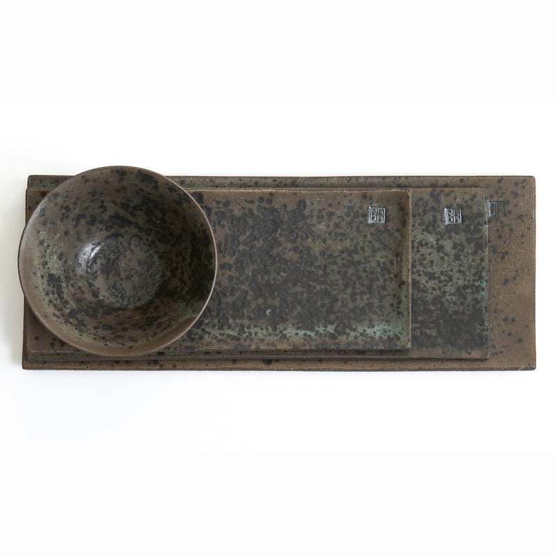 EARTH COLOR PLATE (Rectangular-Small)