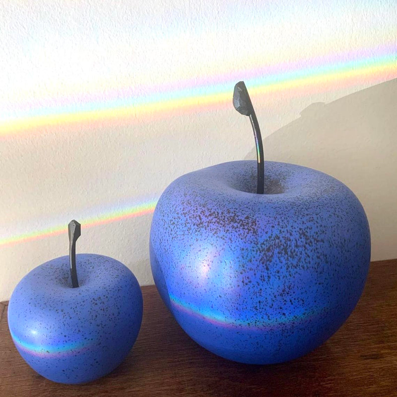 Large Apple MATTE BLUE