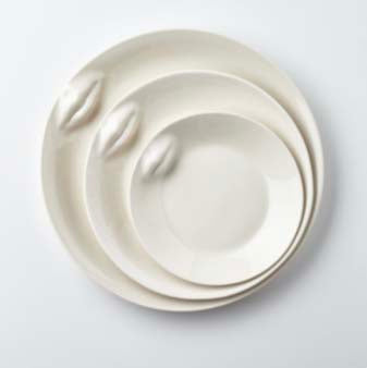 LIMOGES PORCELAIN - PSYCHE PLATE SET of 3