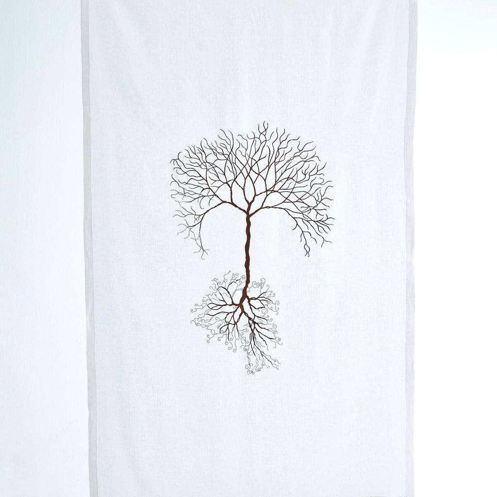 Rectangular Linen Tablecloth - Tree of Life
