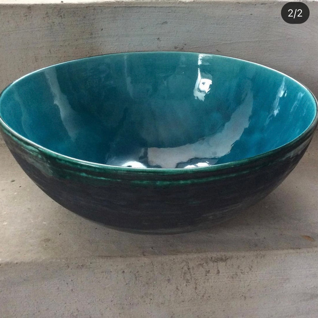 TURQUOISE LARGE BOWL