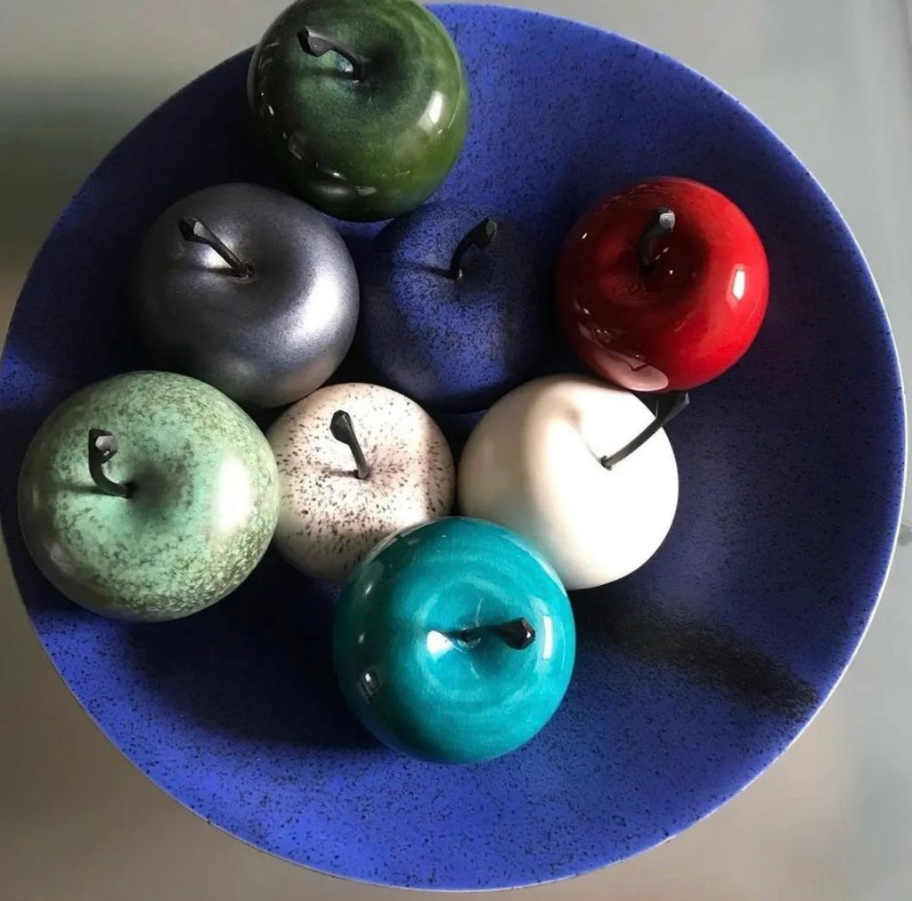 Large Apple GLOSSY TURQUOISE Atelier East and West