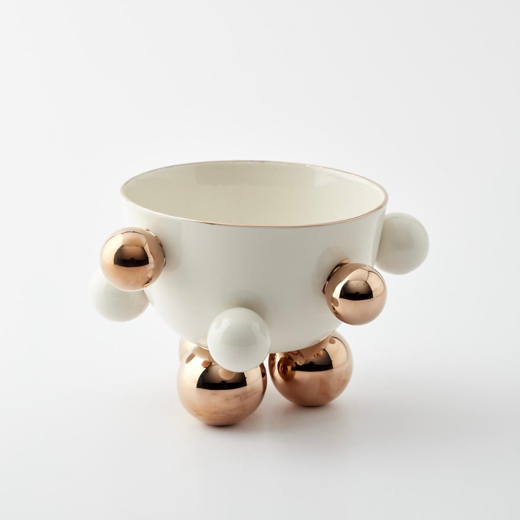 LIMOGES PORCELAIN - COSMOS GOLD BOWL (Small)