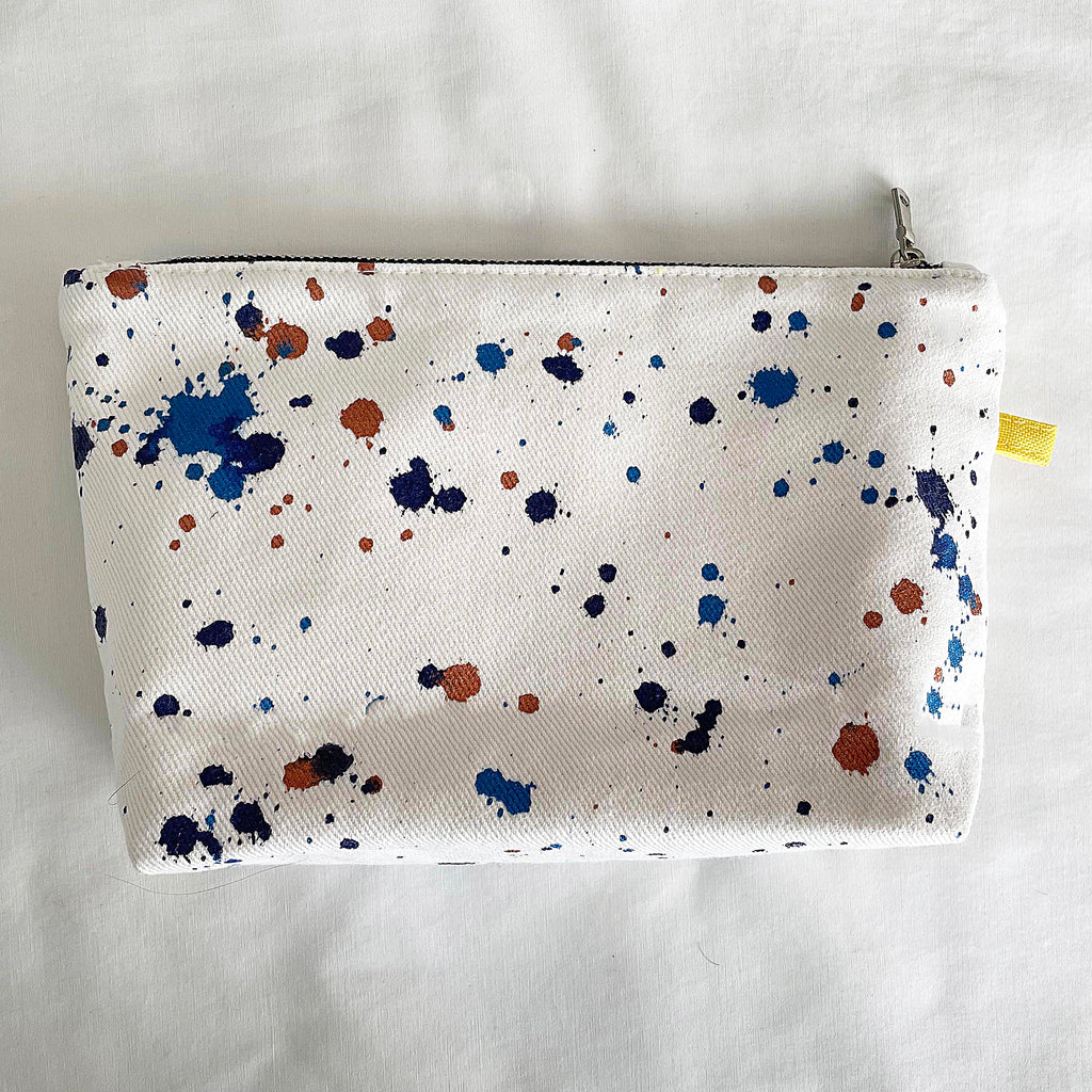MULTI COLOR  PAINT BRUSH SPLASH - Vanity Case