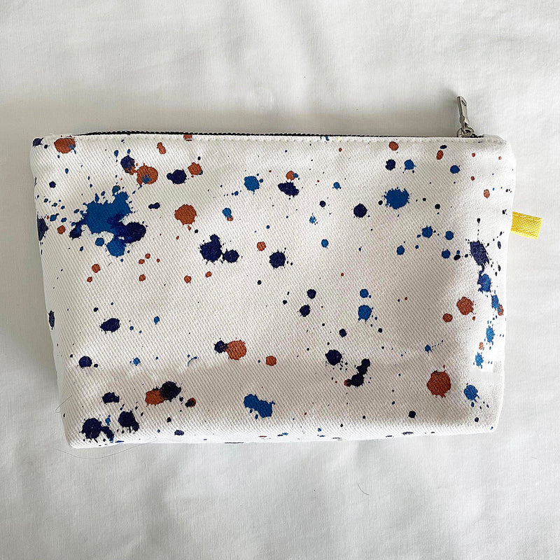 MULTI COLOR  PAINT BRUSH SPLASH - Vanity Case