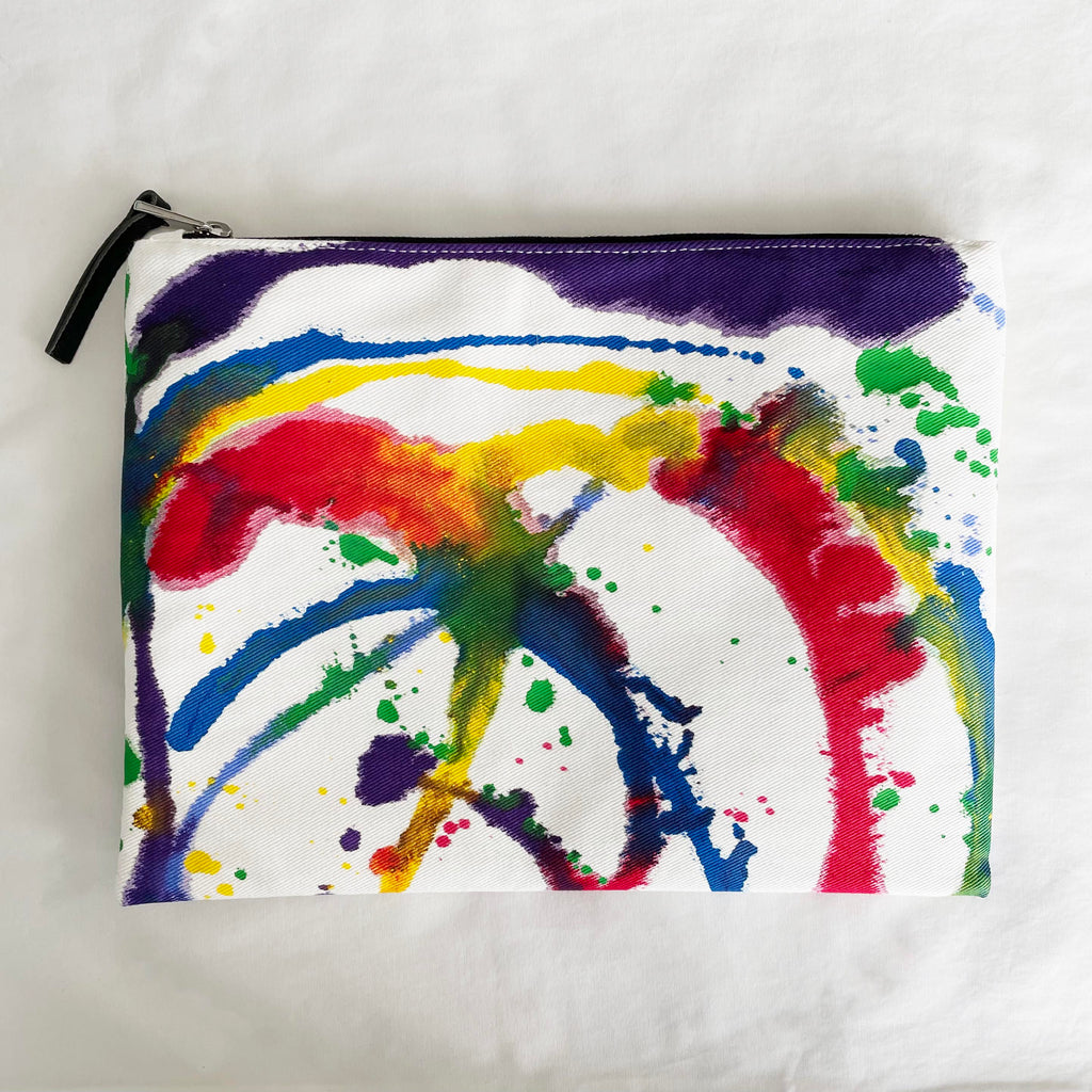 MULTI COLOR BOLD PAINT BRUSH STROKES - IPad Case
