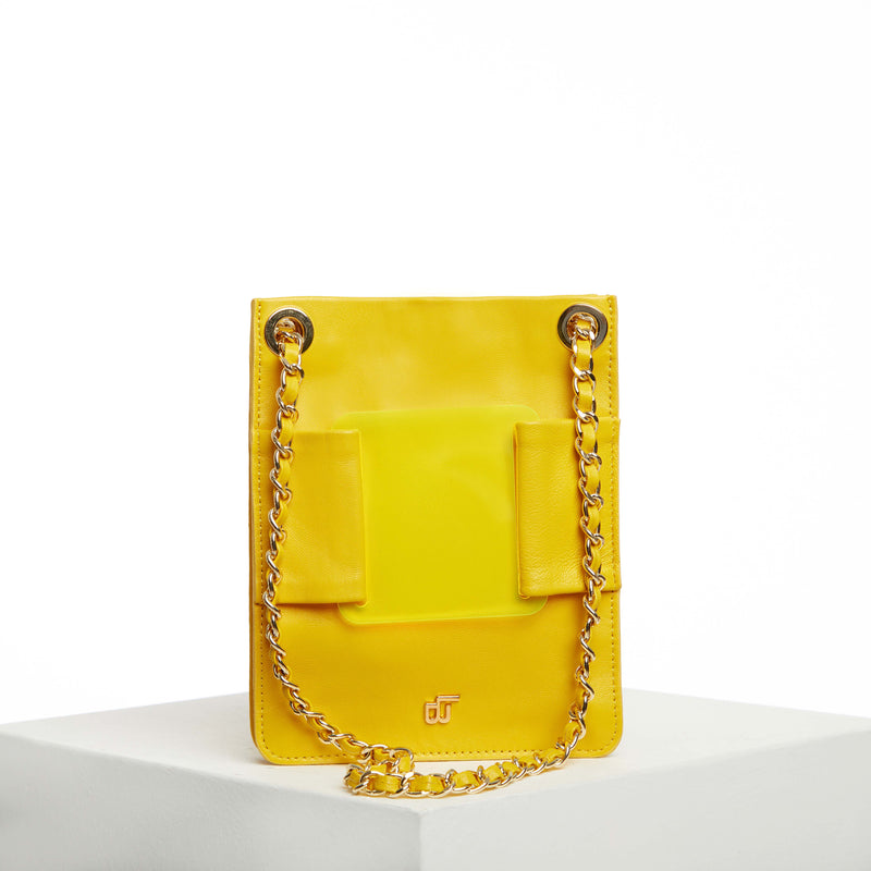 YELLOW NOVA Leather Bag