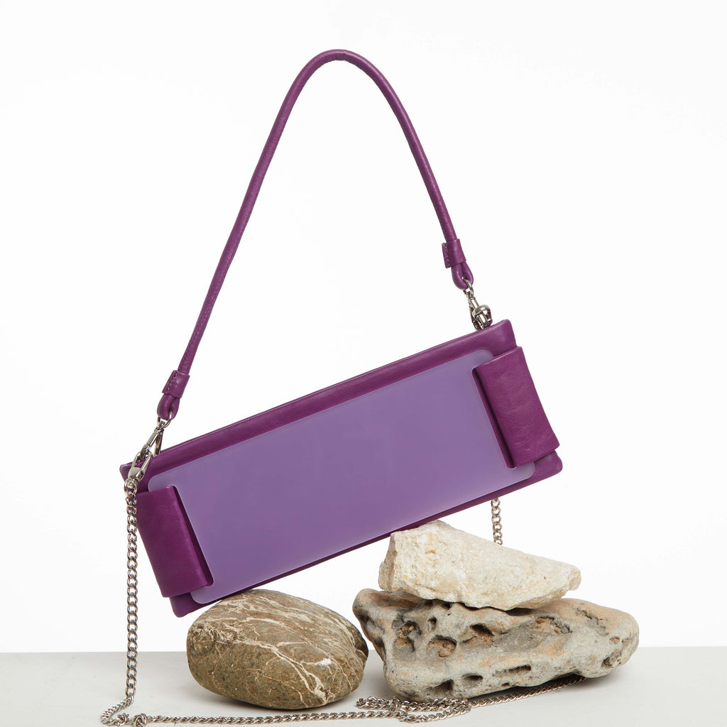 PURPLE PIXIE Leather Bag