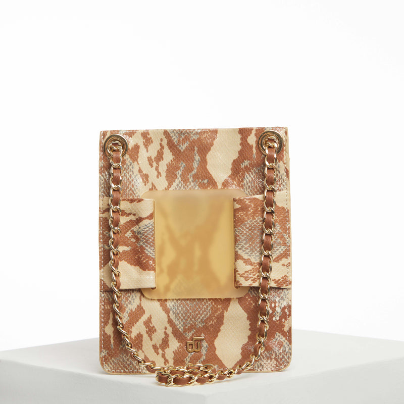 SNAKE SKIN NOVA Leather Bag