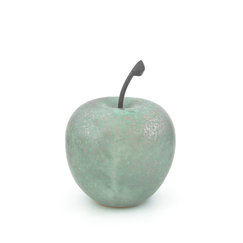 Small Apple SILVER SPECKLED TURQUOISE